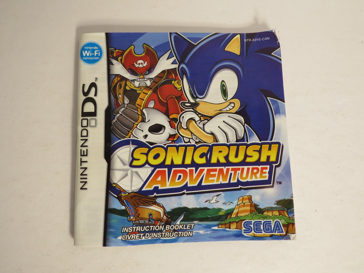 Sonic Rush Adventure Nintendo DS Game CIB
