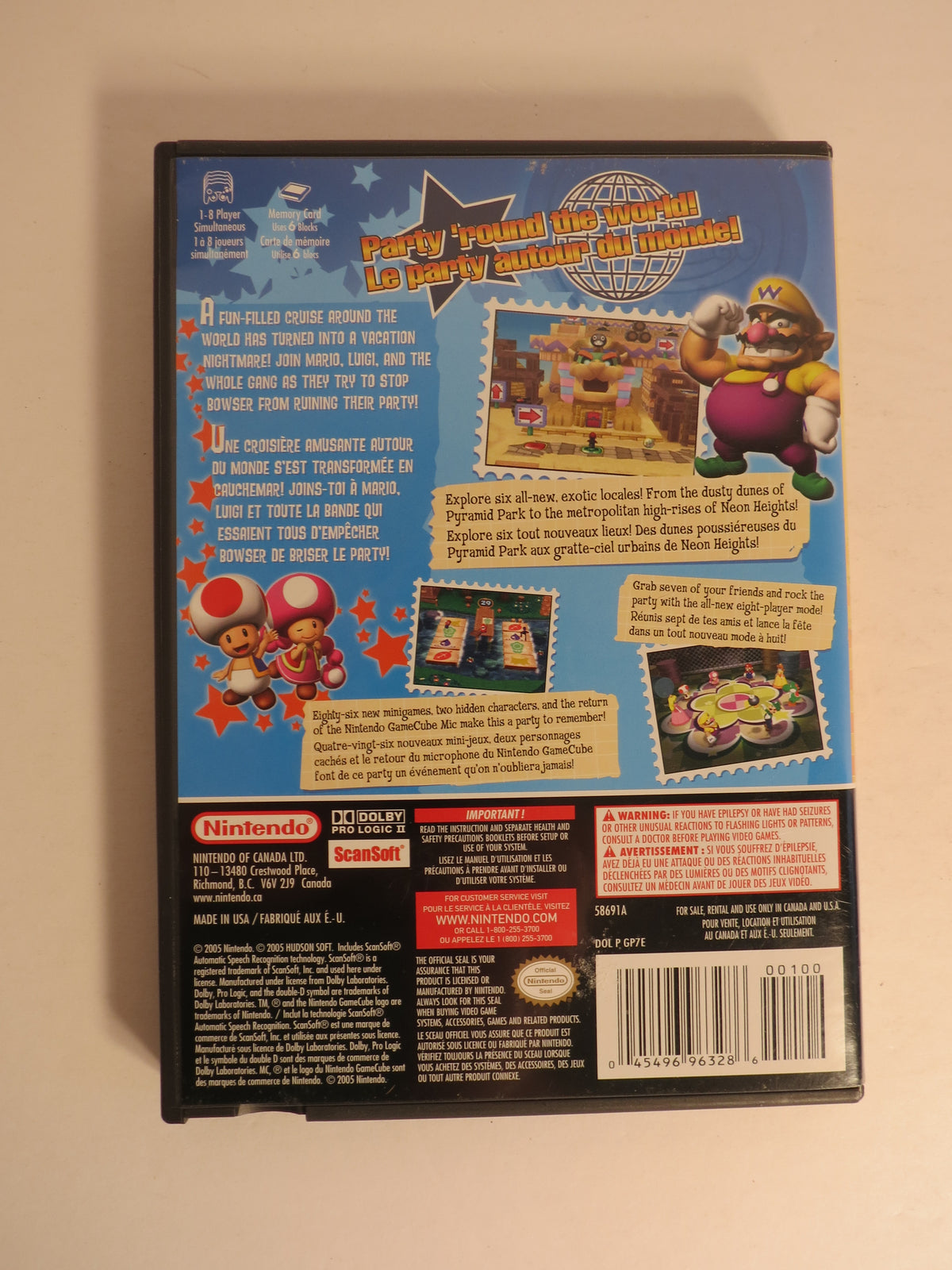 Mario Party 7 Nintendo Gamecube Game CIB