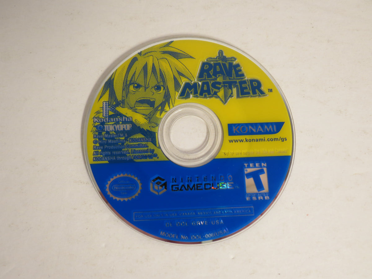 Rave Master Nintendo Gamecube Game CB