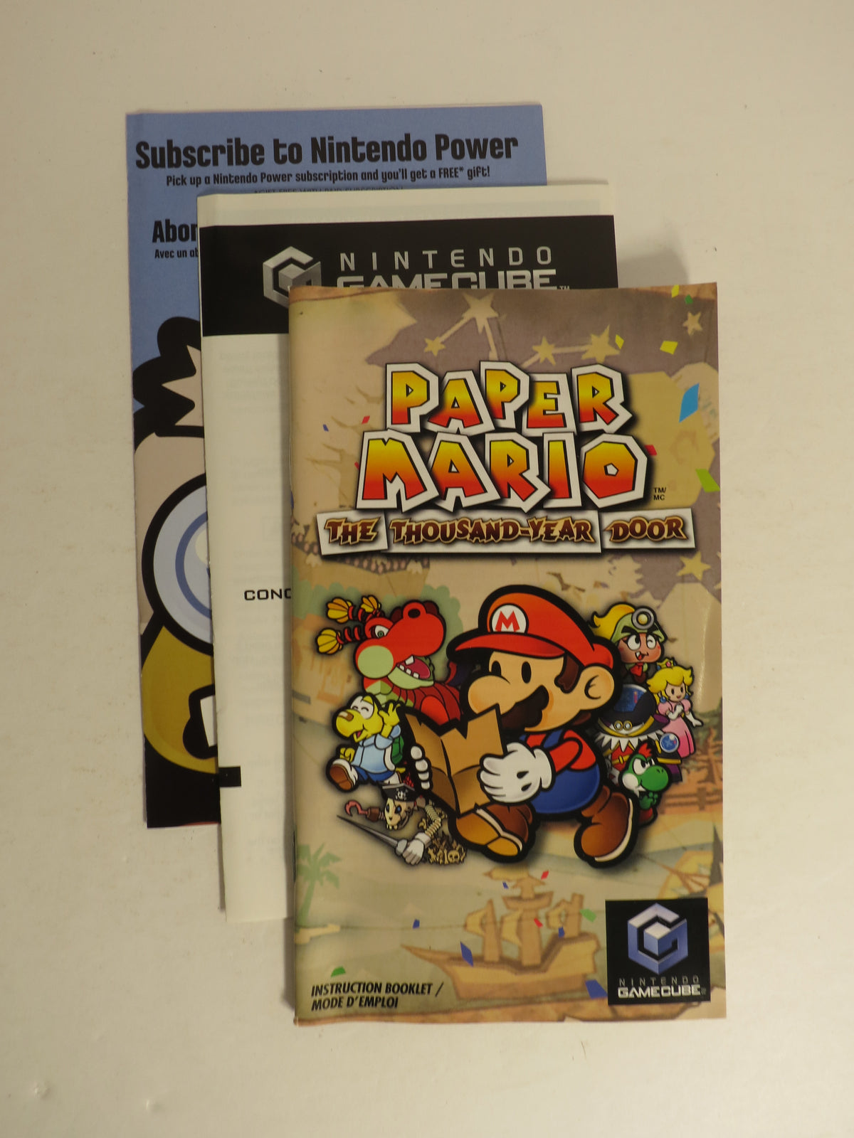 Paper Mario the Thousand Year Door Player's Choice Nintendo Gamecube Game CIB