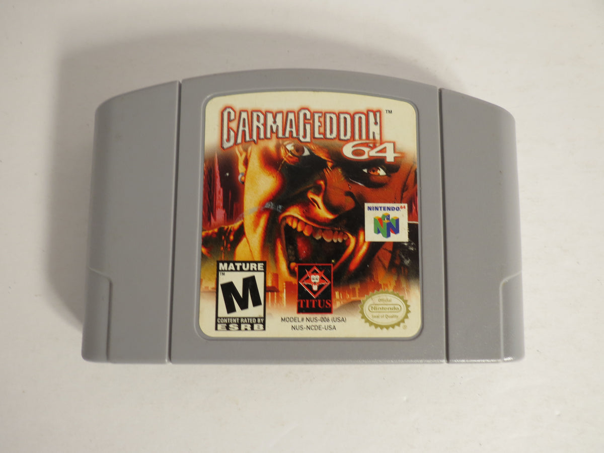 Carmageddon 64 Nintendo 64 Game N64