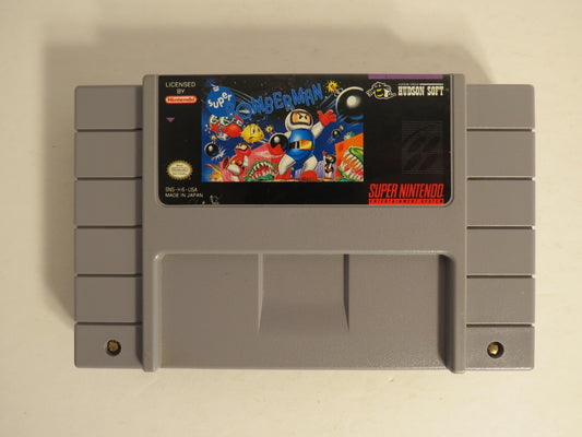 Super Bomberman Super Nintendo SNES Game