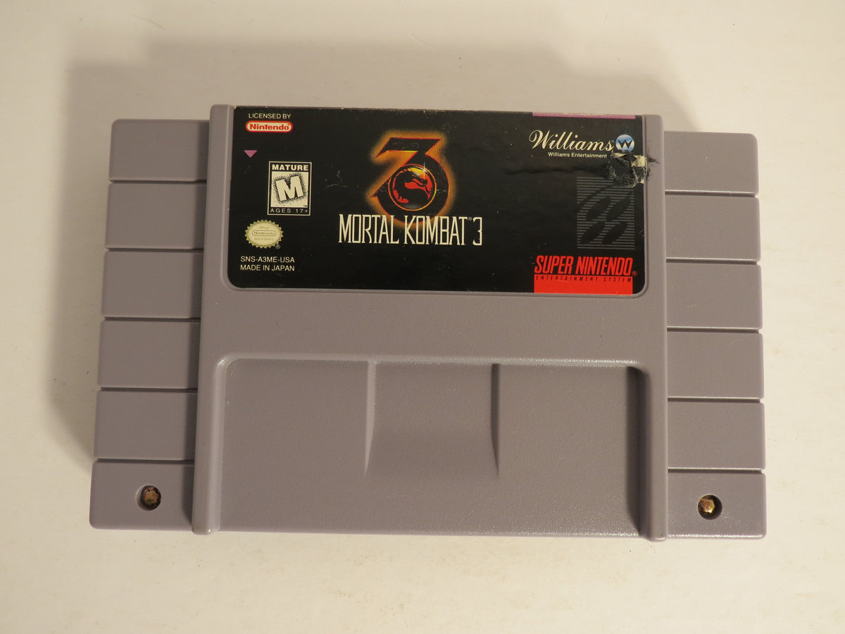 Mortal Kombat 3 Super Nintendo SNES Game