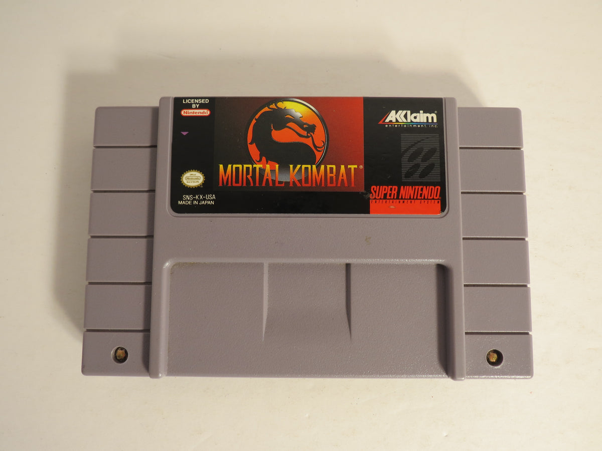 Mortal Kombat Super Nintendo SNES Game