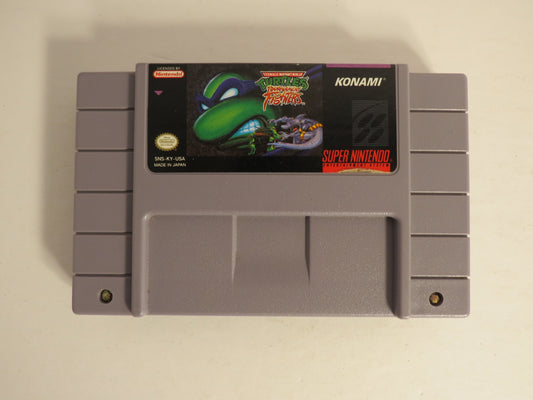 Teenage Mutant Ninja Tourtles Tournament Fighters Super Nintendo SNES Game