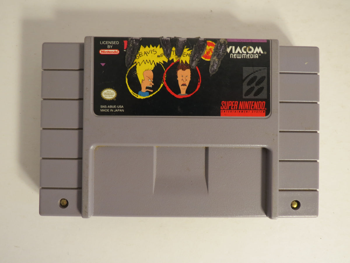 MTV's Beavis and Butthead Super Nintendo SNES Game