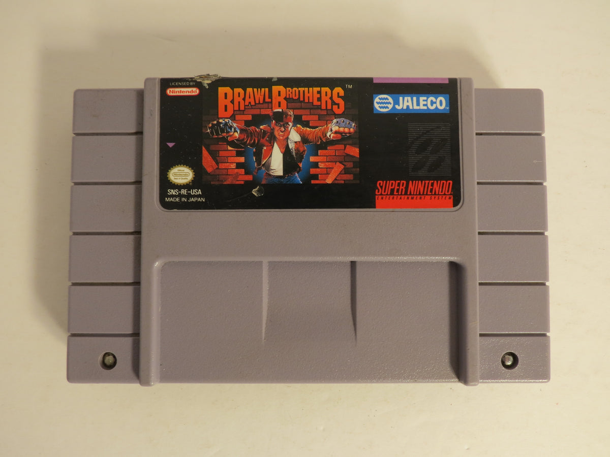 Brawl Brothers Super Nintendo SNES Game