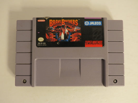 Brawl Brothers Super Nintendo SNES Game
