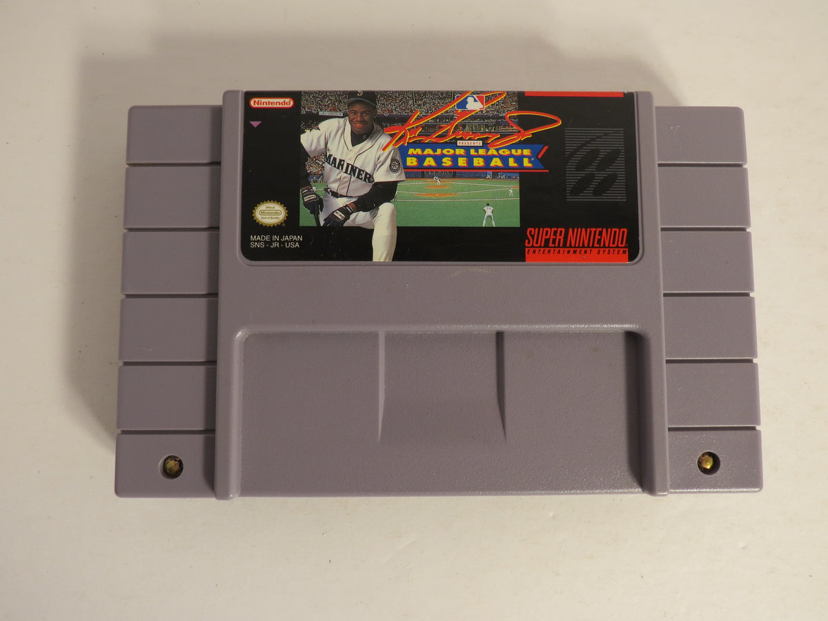 Ken Griffey Jr. Major League Baseball Super Nintendo SNES Game