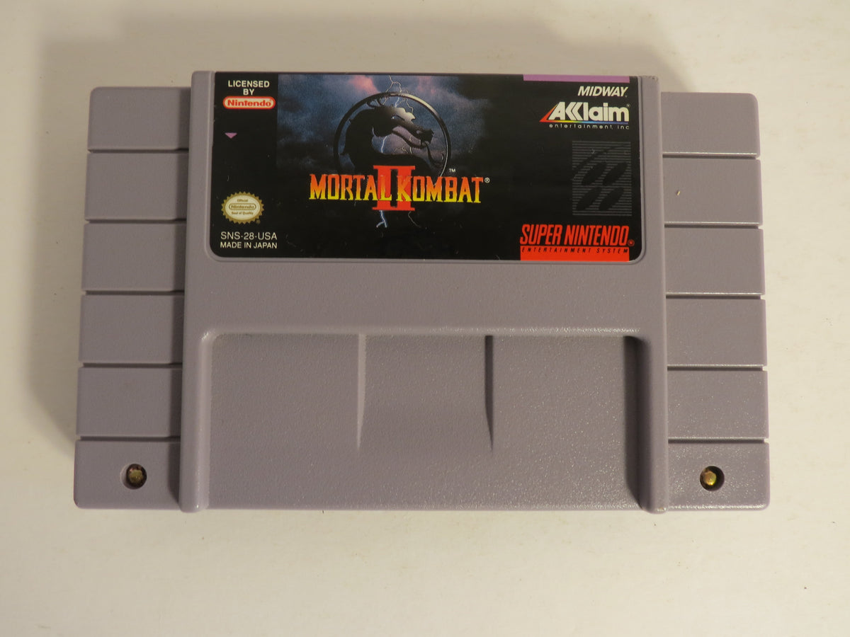 Mortal kombat II Super Nintendo SNES Game