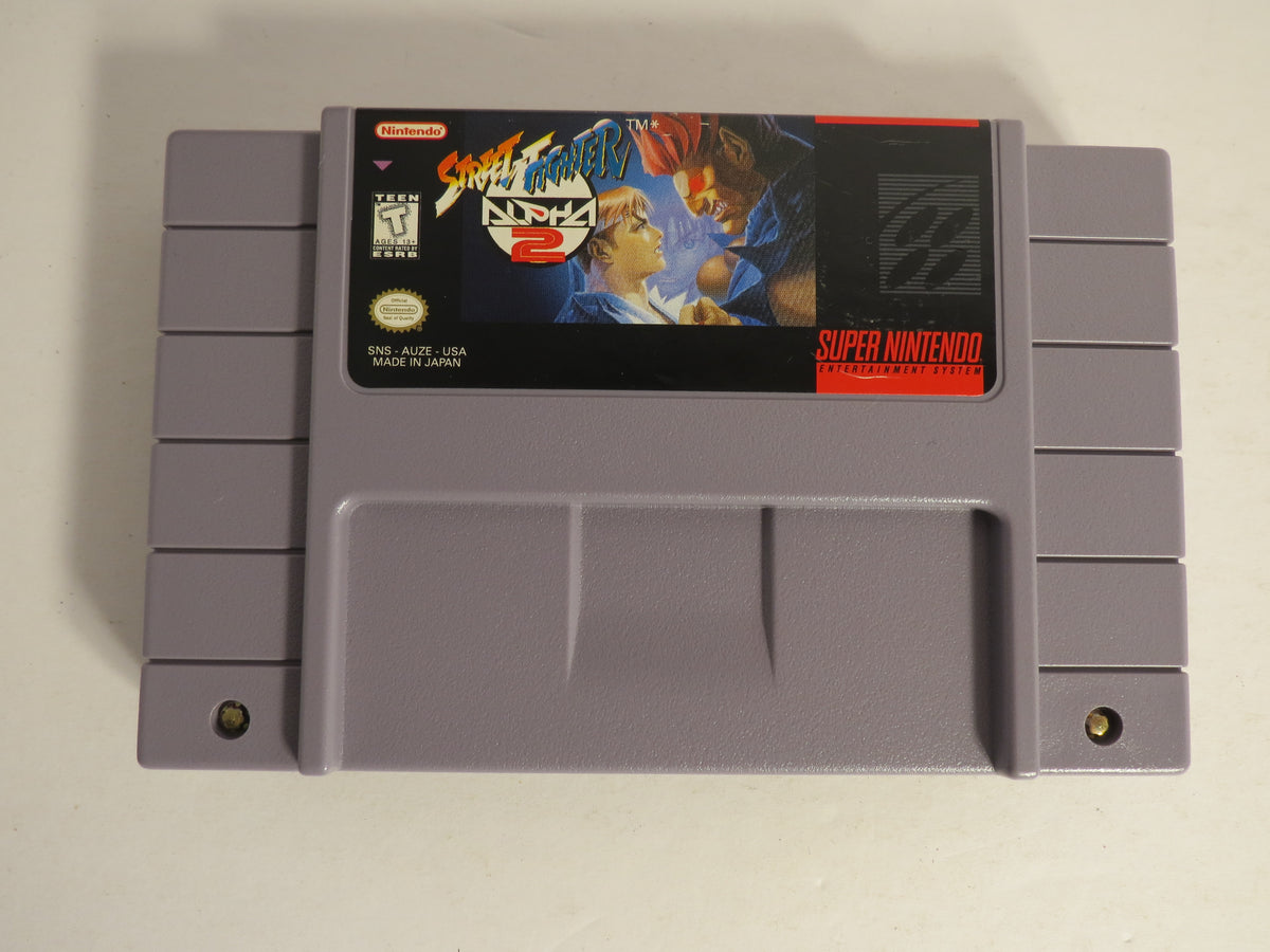 Street Fighter Alpha 2 Super Nintendo SNES Game