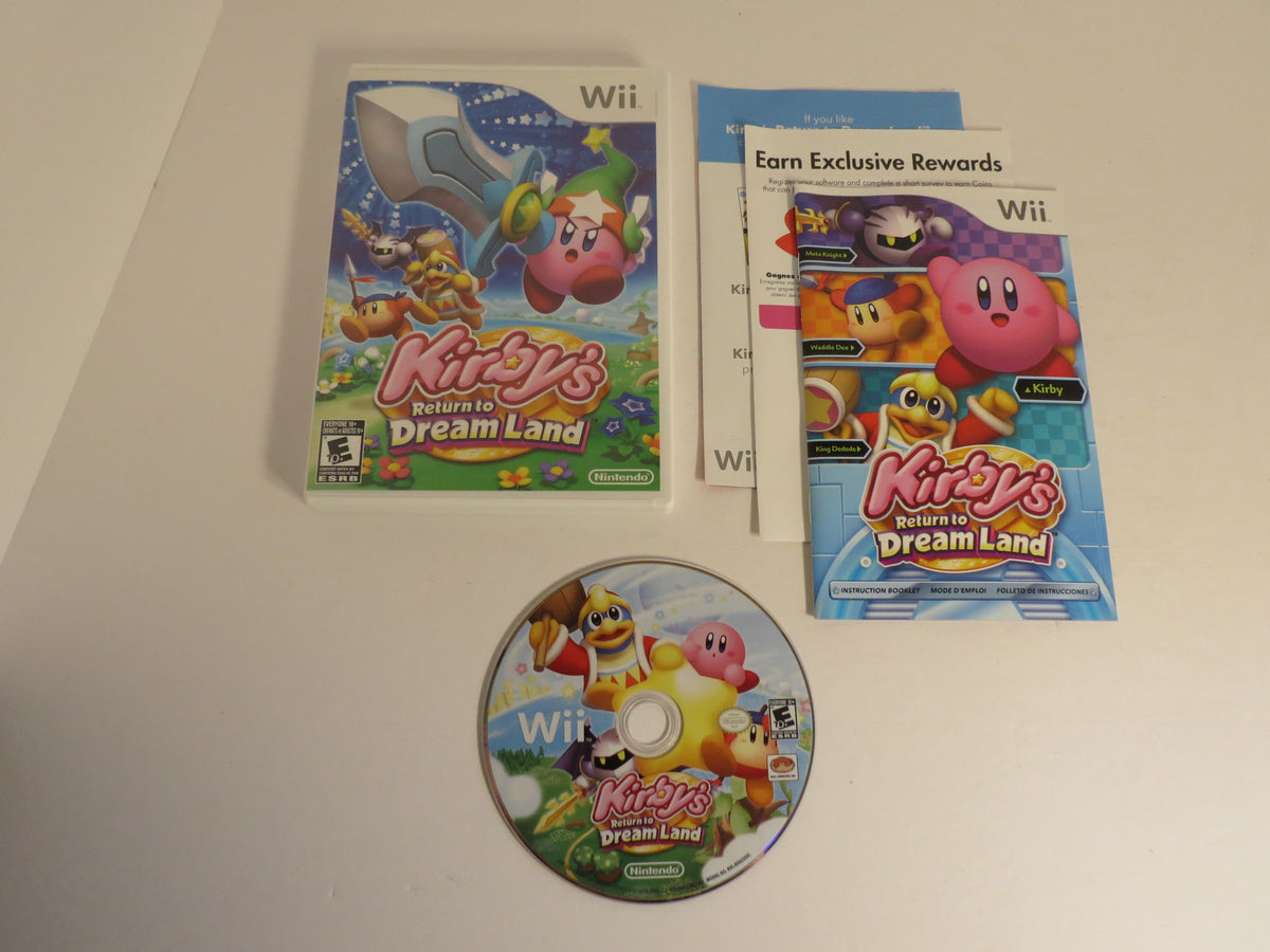Kirby's Return to Dreamland Nintendo Wii Game CIB