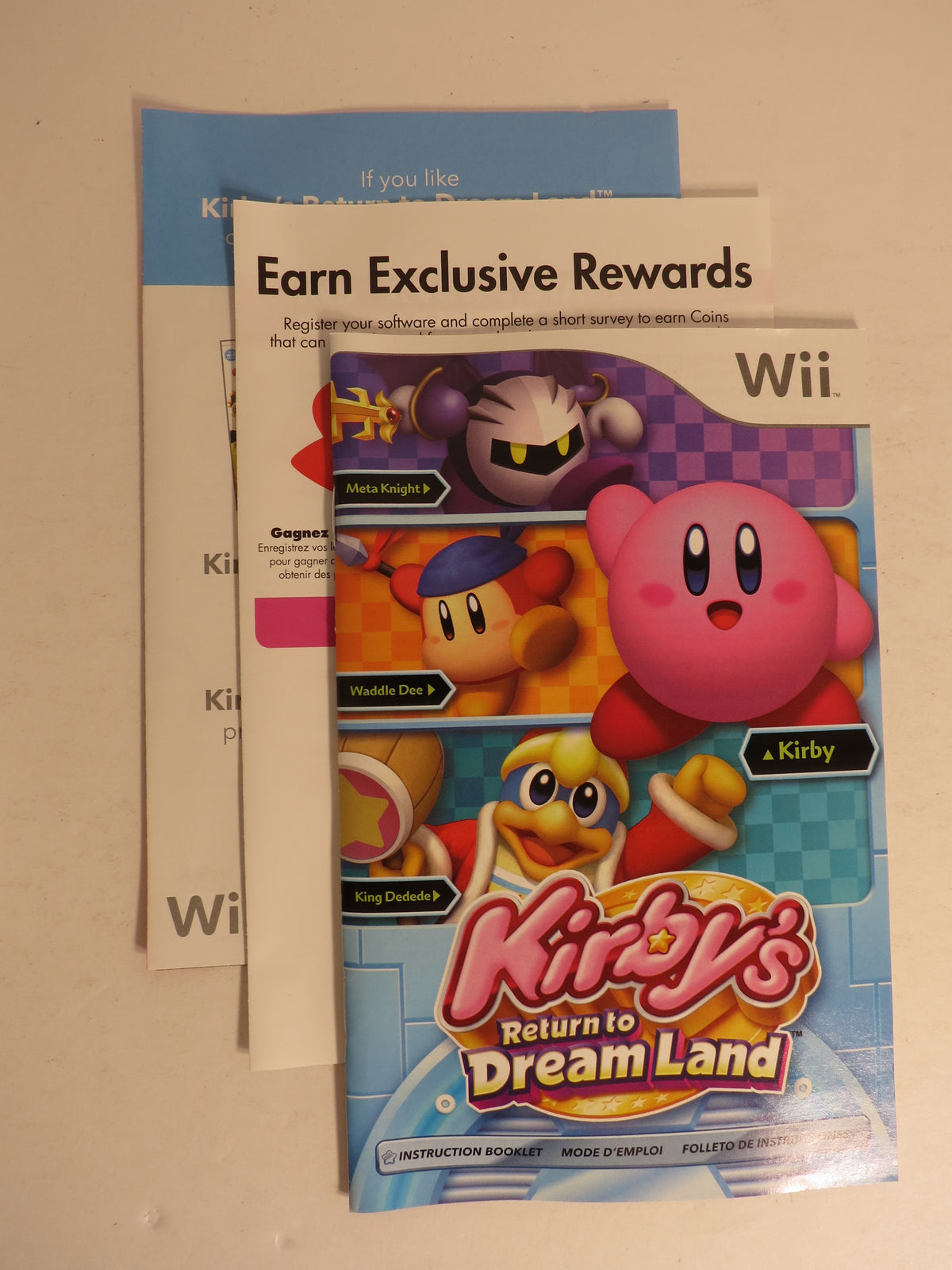 Kirby's Return to Dreamland Nintendo Wii Game CIB
