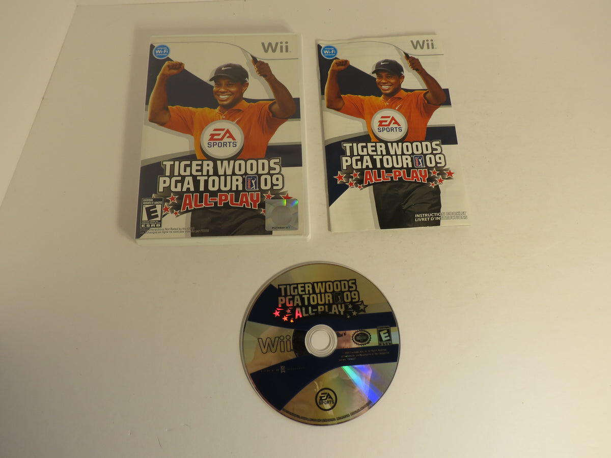 Tiger Woods PGA Tour 09 All-Play Nintendo Wii Game CIB