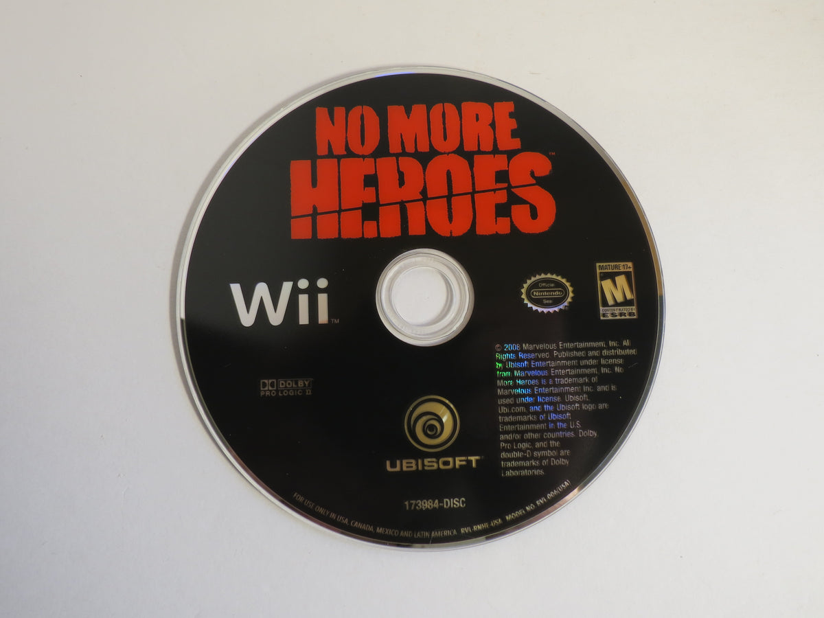 No More Heroes Nintendo Wii Game CIB