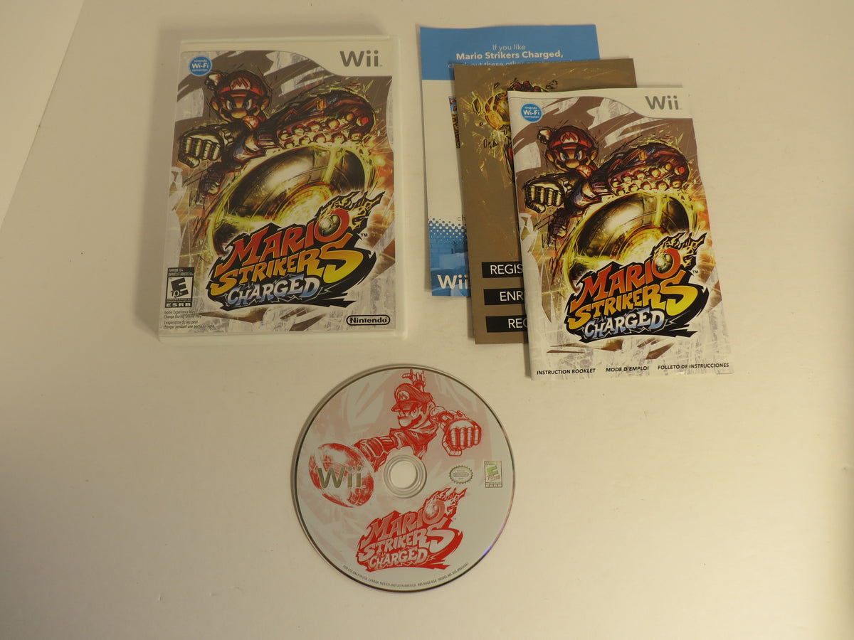 Mario Strikers Charged Nintendo Wii Game CIB