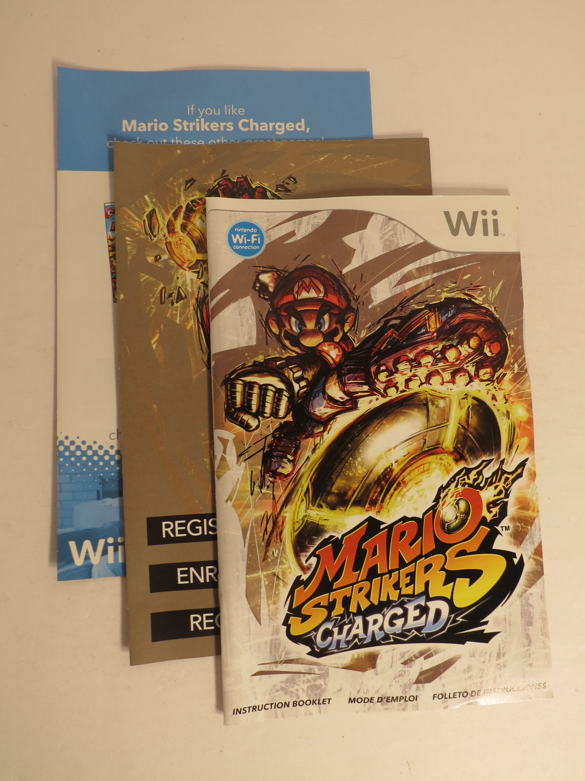 Mario Strikers Charged Nintendo Wii Game CIB