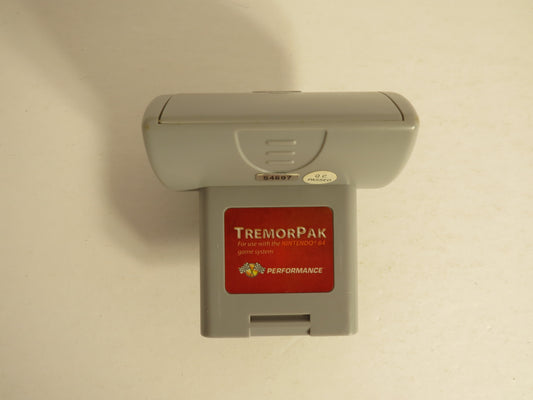 Performance Tremor Pak Nintendo 64 N64 Video Game Accessory