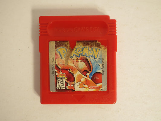 Pokemon Red Nintendo Gameboy Game New Battery