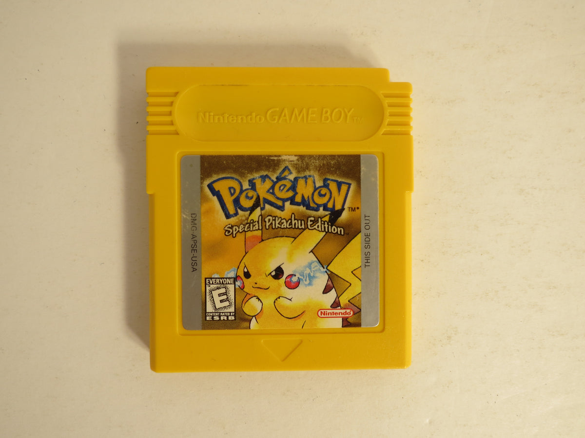 Pokemon Yellow Nintendo Gameboy Game New Battery
