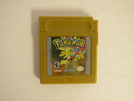 Pokemon Gold Nintendo Gameboy Color Game New Battery