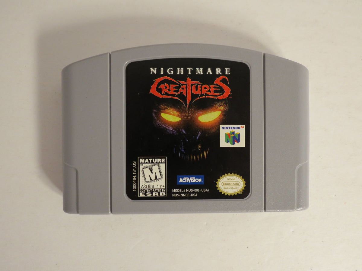 Nightmare Creatures Nintendo 64 Game N64