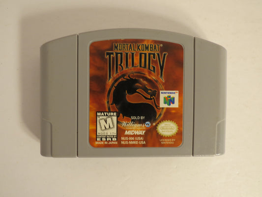 Mortal Kombat Trilogy Nintendo 64 Game N64