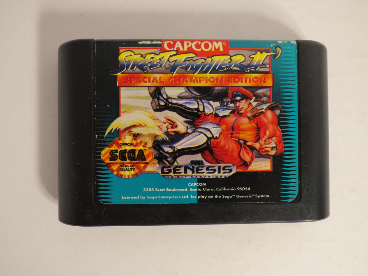 Street Fighter II Special Championship Edition Sega Genesis Game