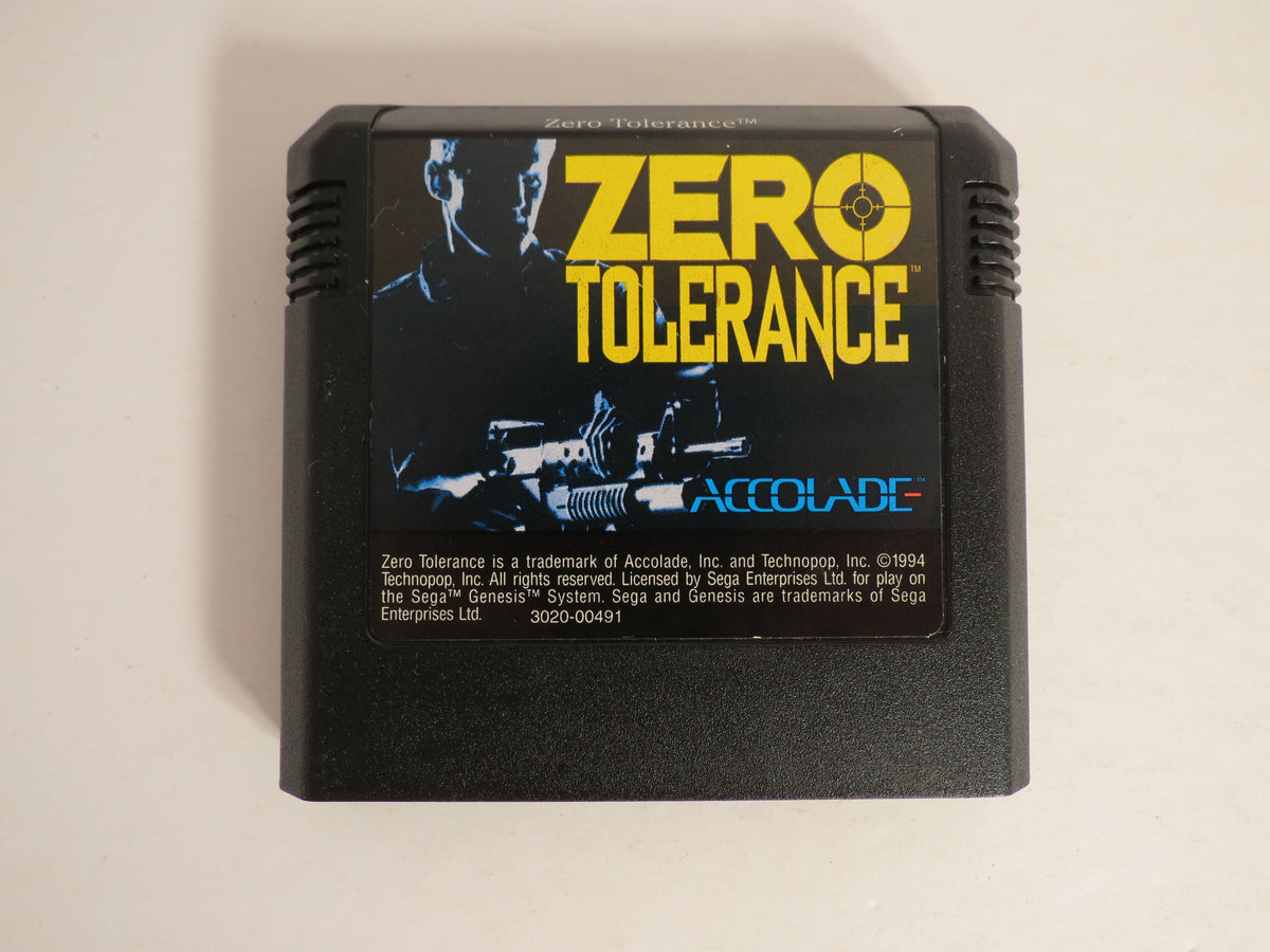 Zero Tolerance Sega Genesis Game