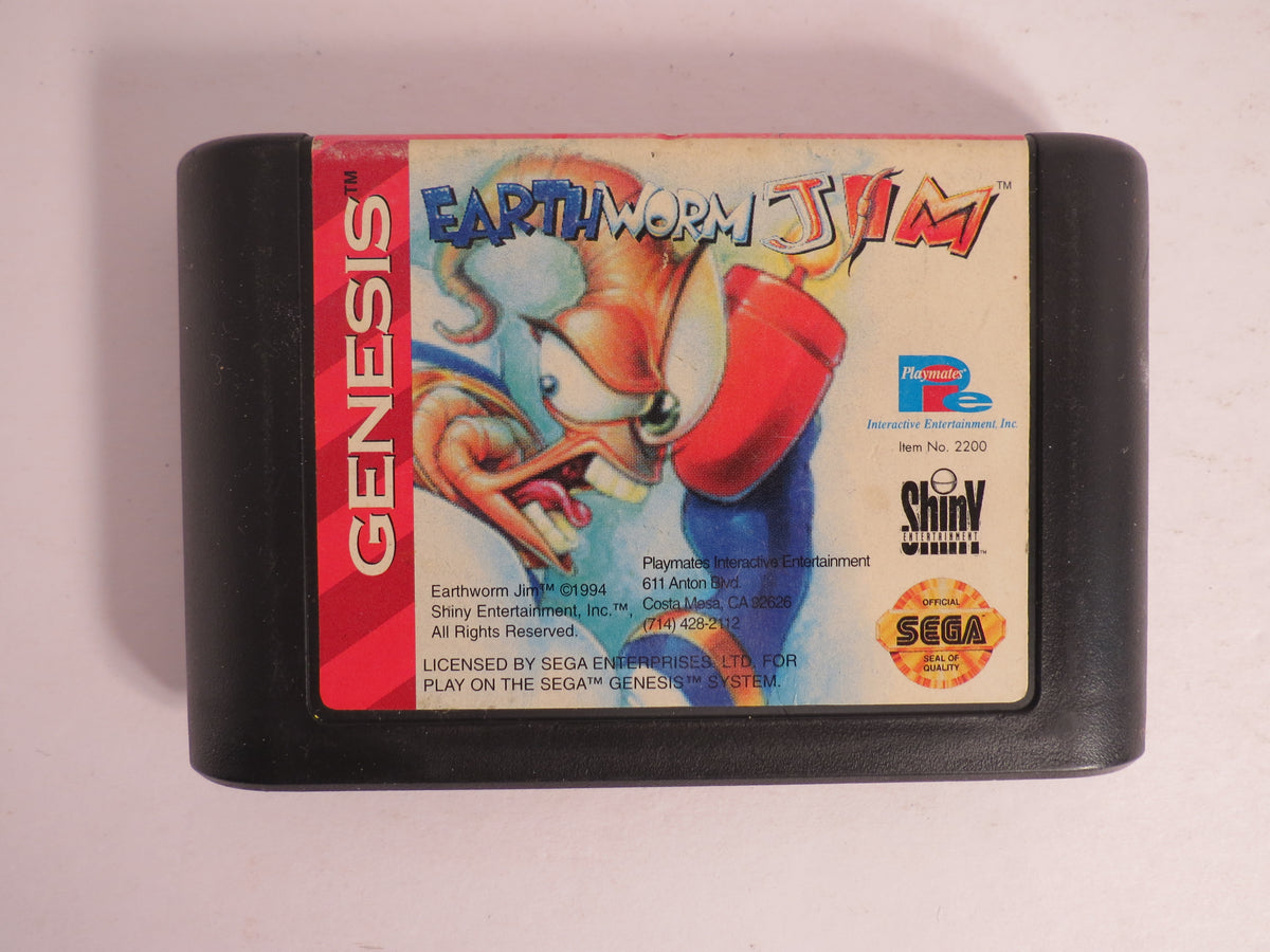 Earthworm Jim Sega Genesis Game