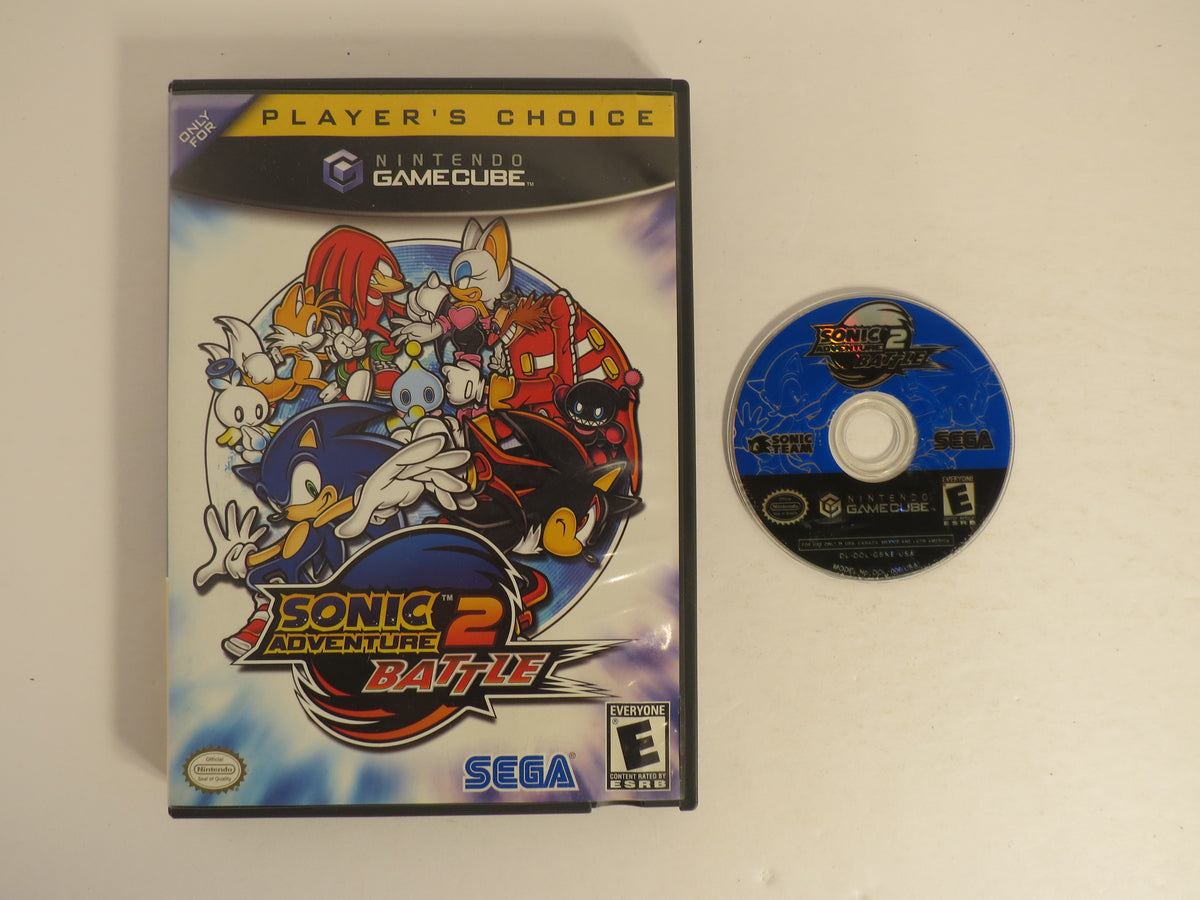 Sonic Adventure 2 Battle Player's Choice Nintendo Gamecube Game CB
