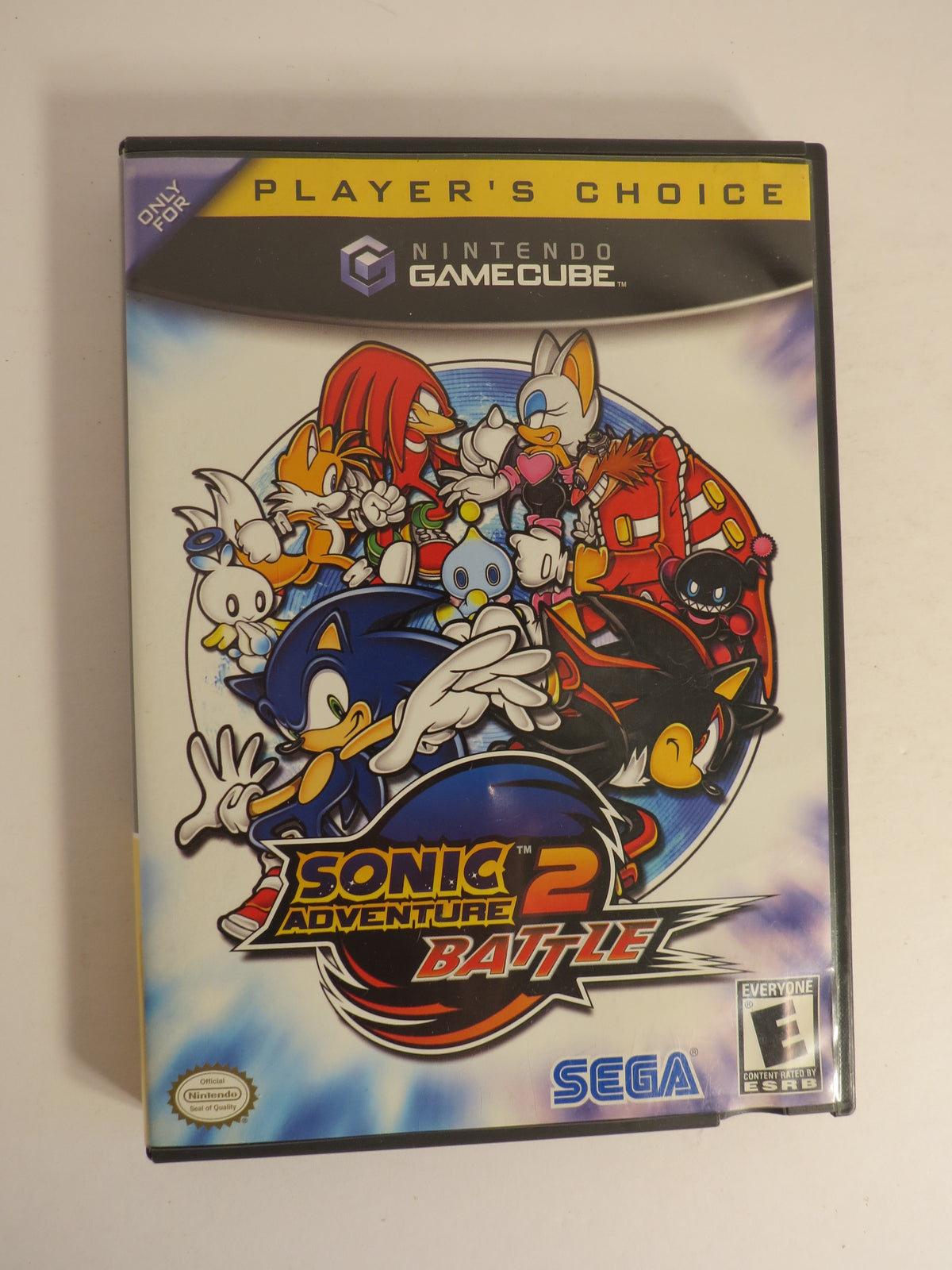 Sonic Adventure 2 Battle Player's Choice Nintendo Gamecube Game CB