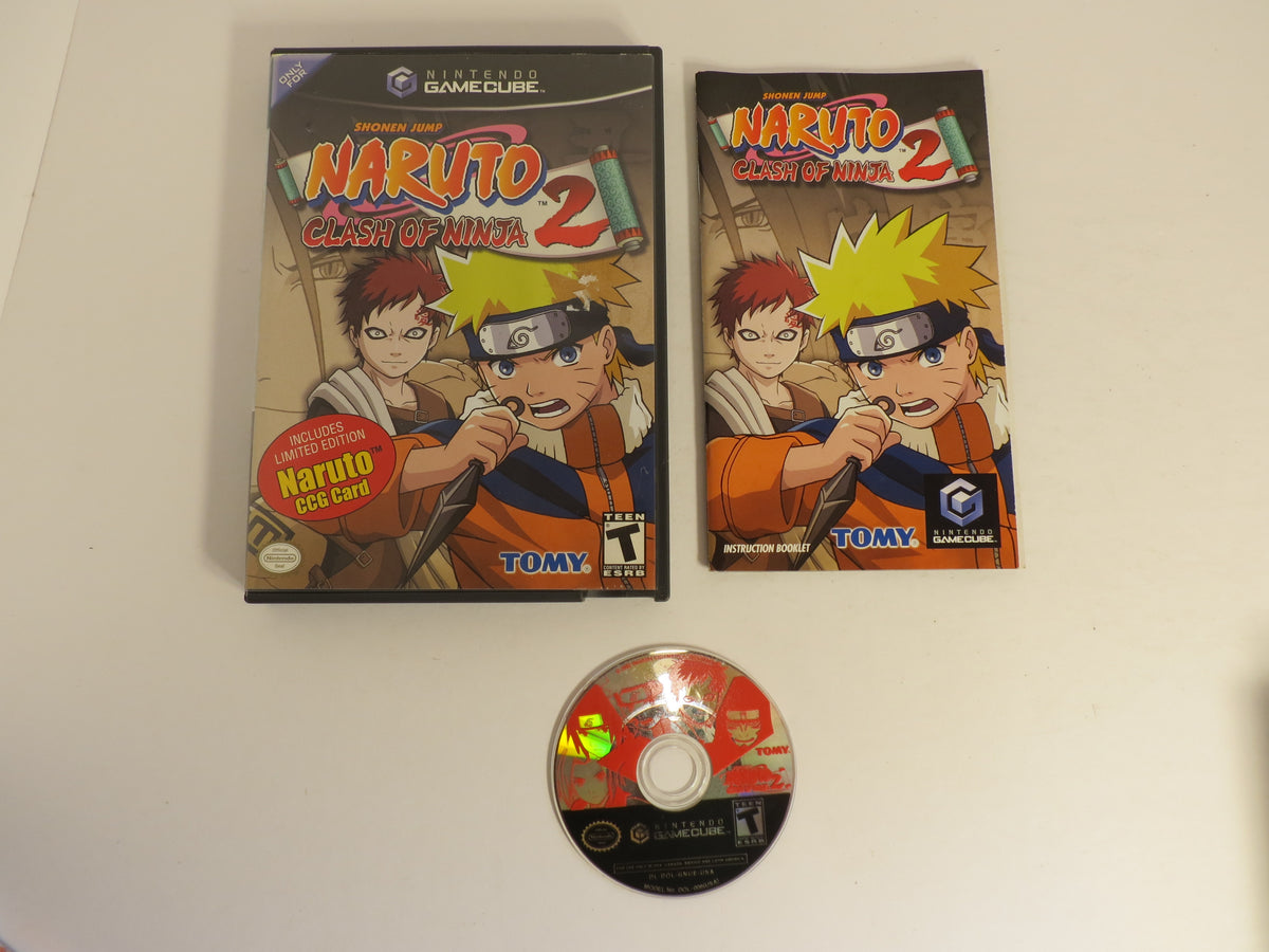 Naruto Clash of Ninja 2 Nintendo Gamecube Game CIB
