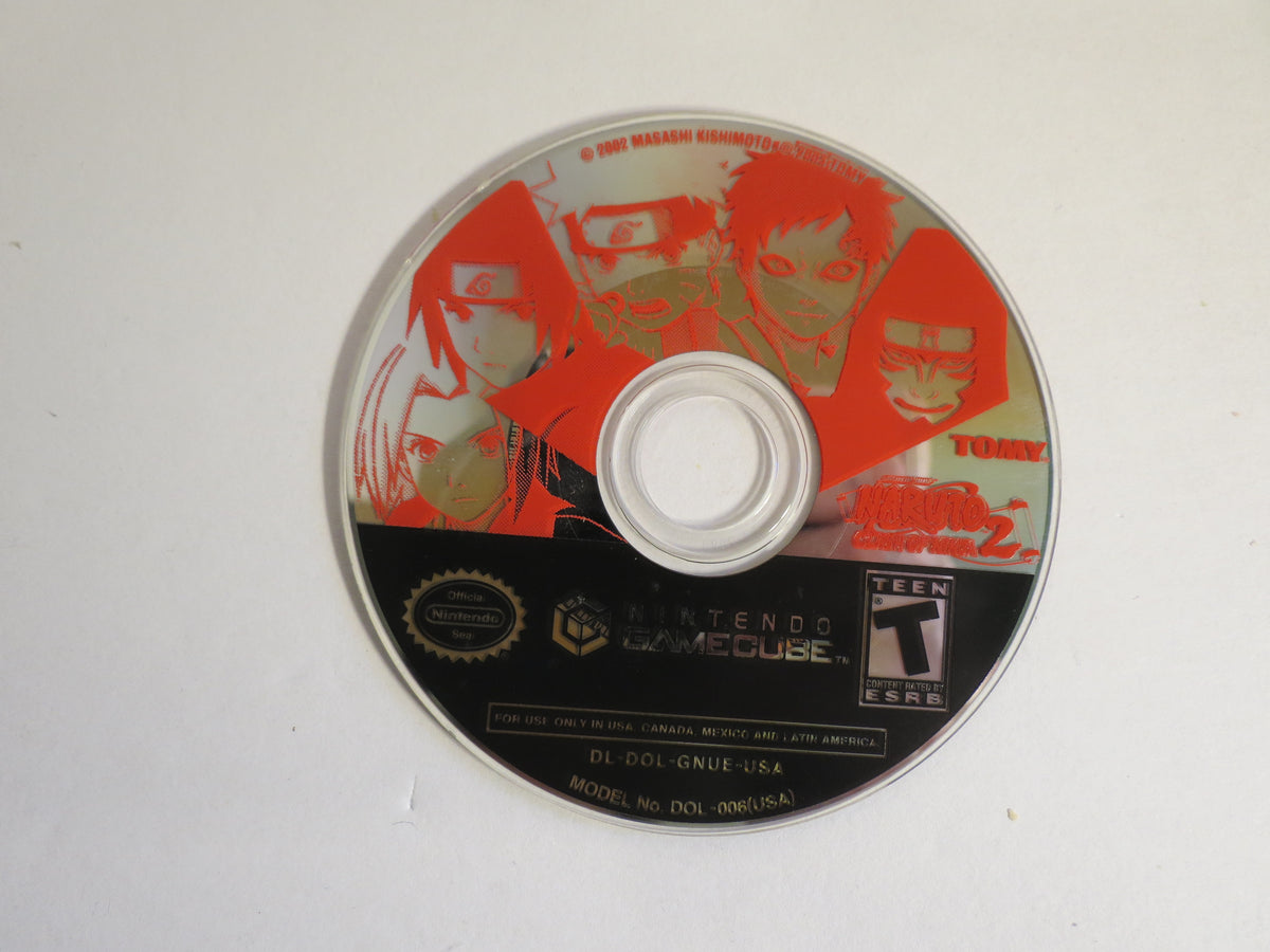Naruto Clash of Ninja 2 Nintendo Gamecube Game CIB