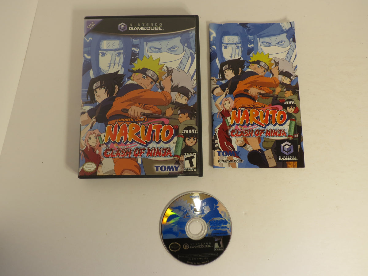 Naruto Clash of Ninja Nintendo Gamecube Game CIB