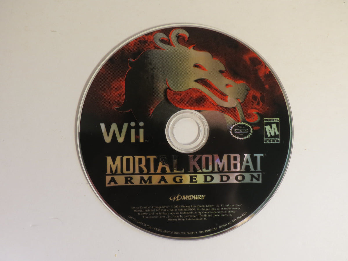 Mortal Kombat Armageddon Nintendo Wii Game CIB