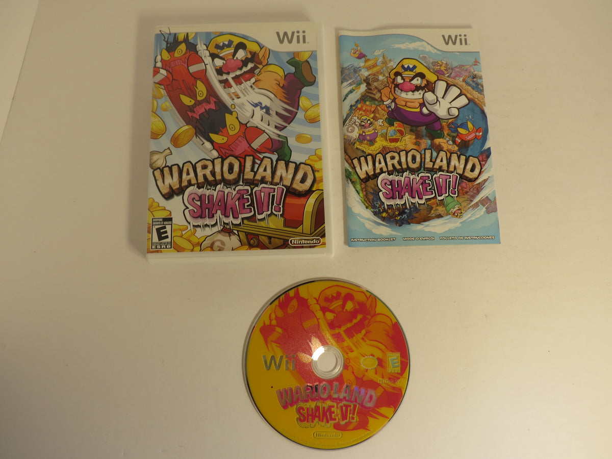 Wario Land Shake It! Nintendo Wii Game CIB