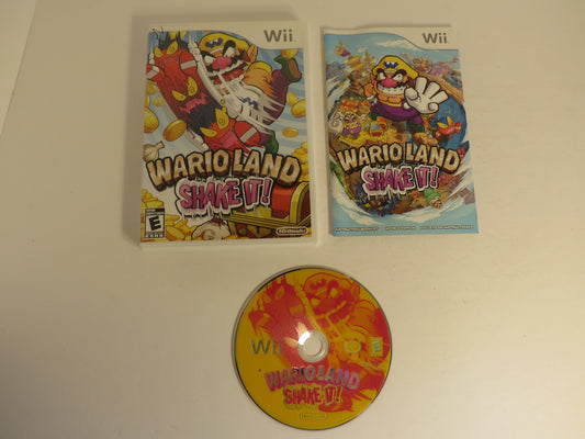 Wario Land Shake It! Nintendo Wii Game CIB