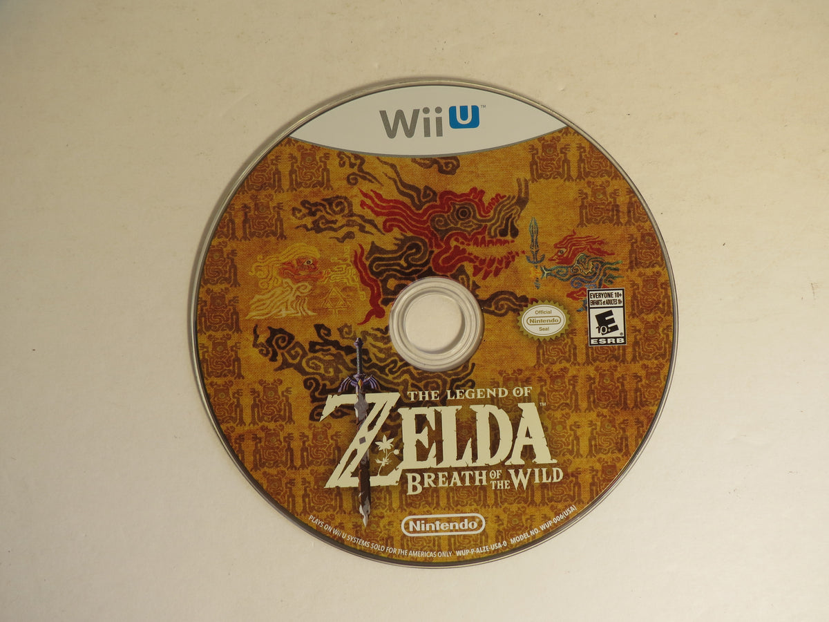 The Legend of Zelda Breath of the Wild Nintendo Wii U Game CIB