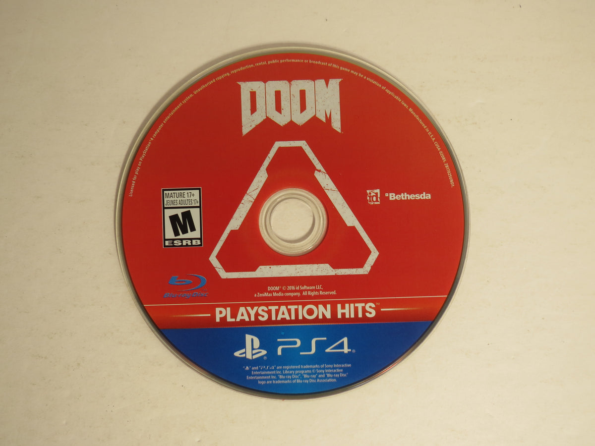 Doom Slayers Collection with Poster Controller Skins Playstation 4 Game PS4 CIB