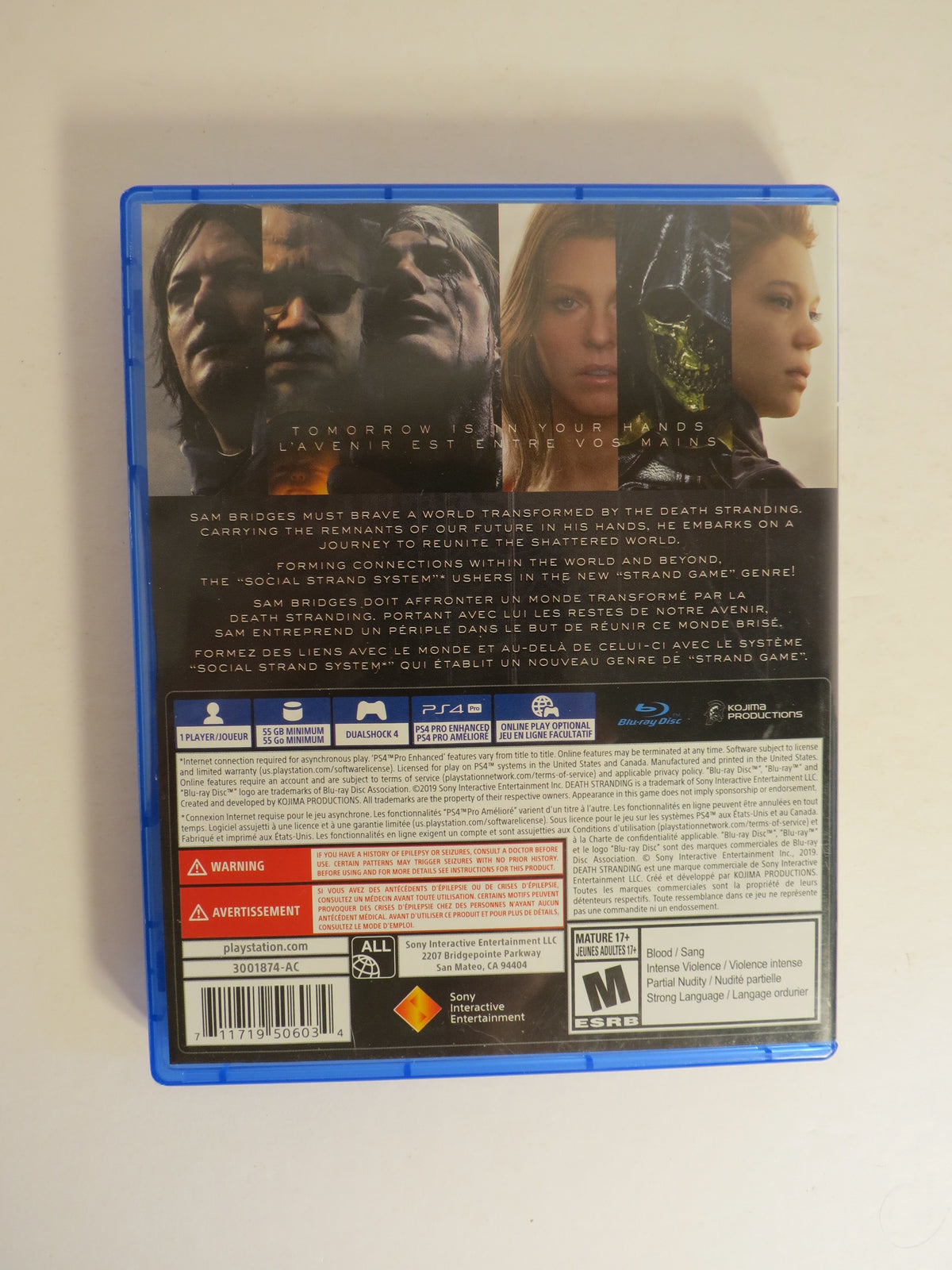Death Stranding Playstation 4 Game PS4 CIB