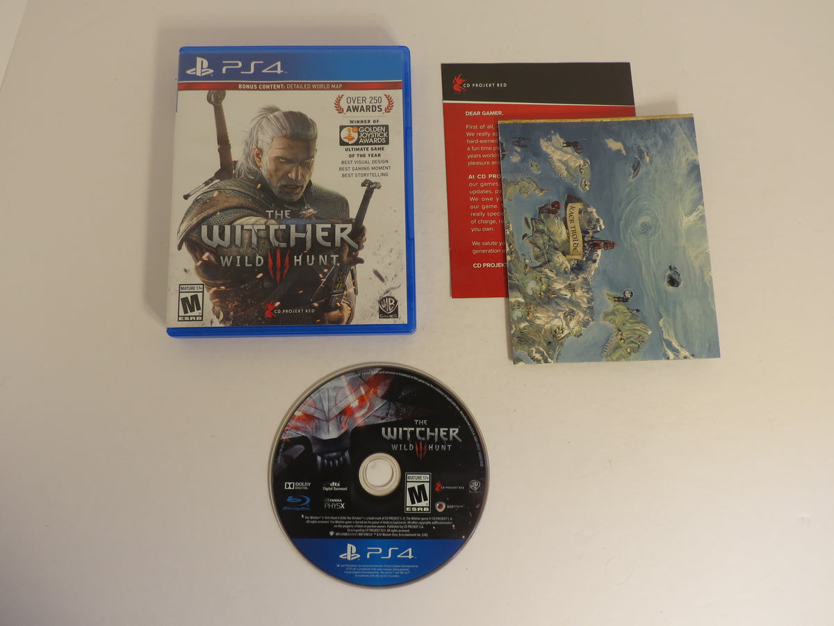 The Witcher III Wild Hunt Playstation 4 Game PS4 CIB