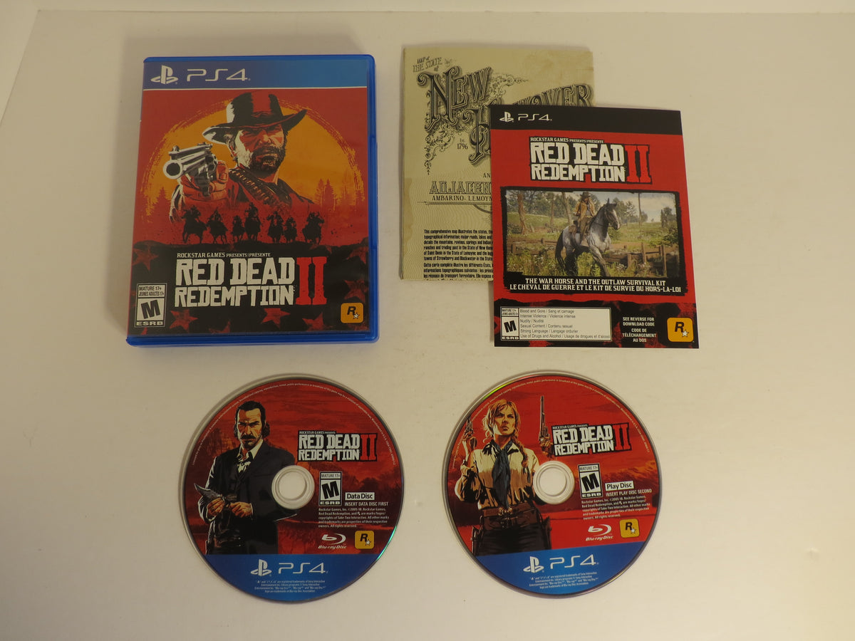 Red Dead Redemption II Playstation 4 Game PS4 CIB