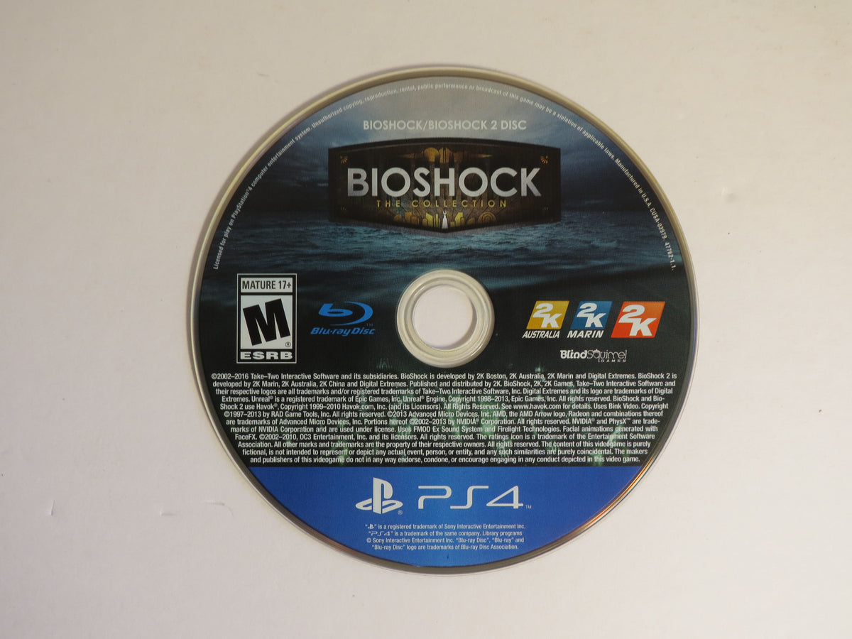 Bioshock The Collection Playstation 4 Game PS4 CIB