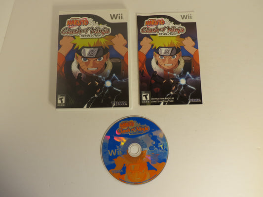 Naruto Clash of Ninja Revolution Nintendo Wii Game CIB