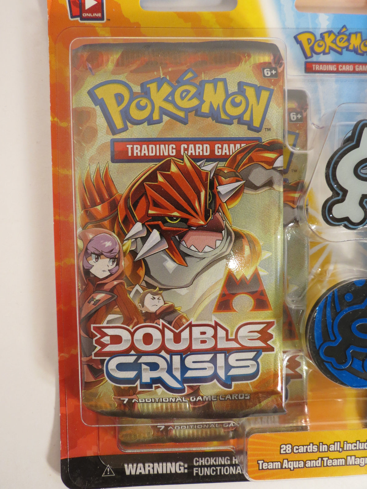 Double Crisis Team Aqua Blister of 4 Booster Packs Pokemon