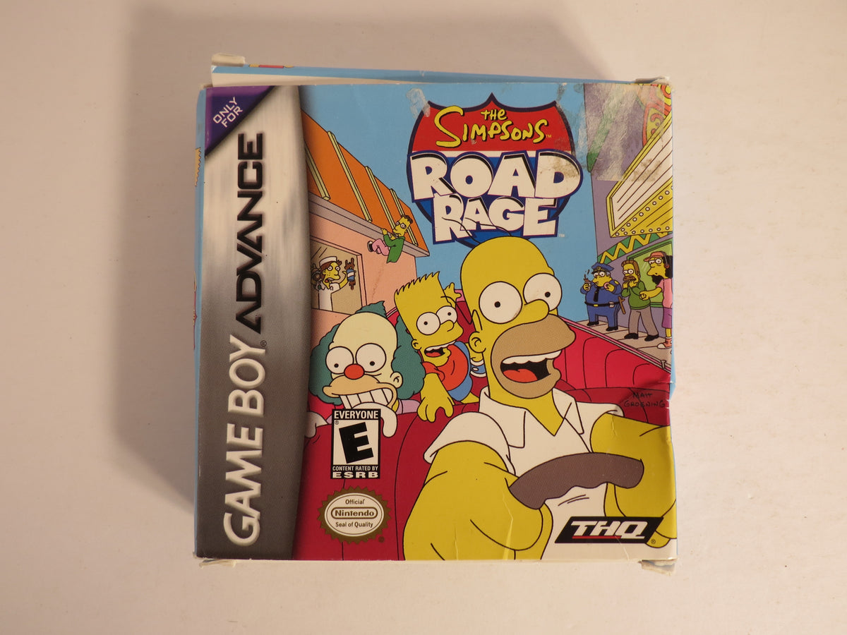 The Simpsons Road Rage Nintendo GBA Gameboy Advance Game CIB