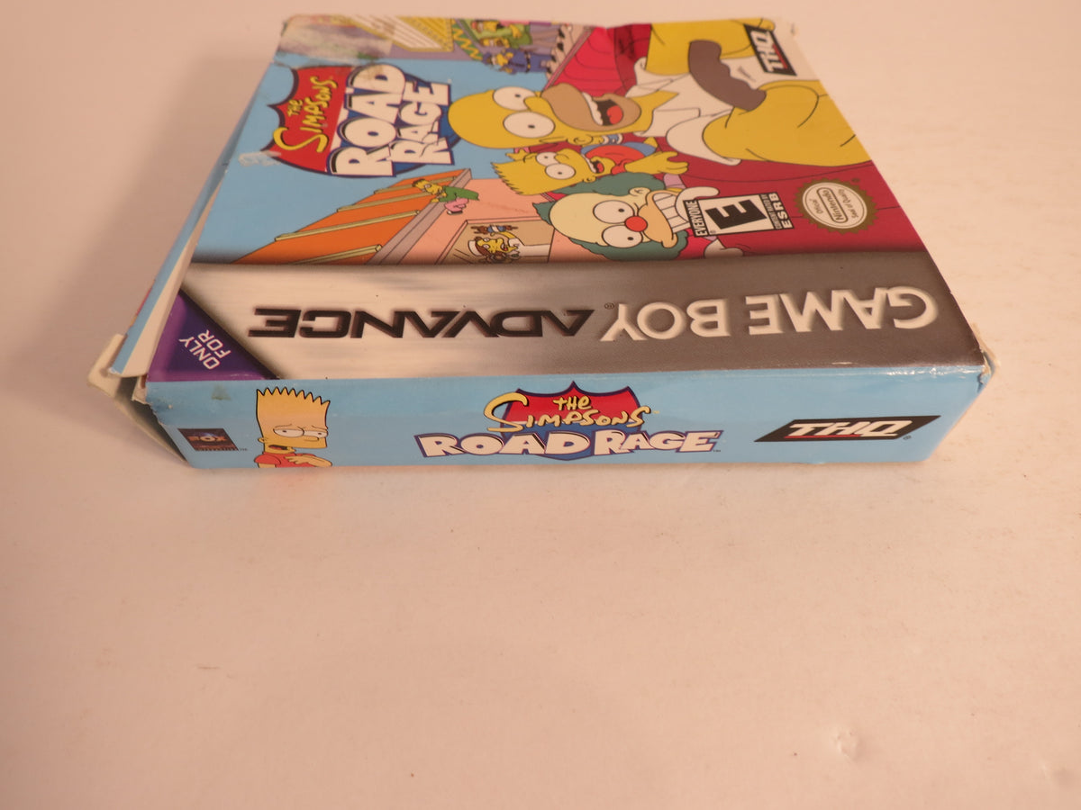 The Simpsons Road Rage Nintendo GBA Gameboy Advance Game CIB