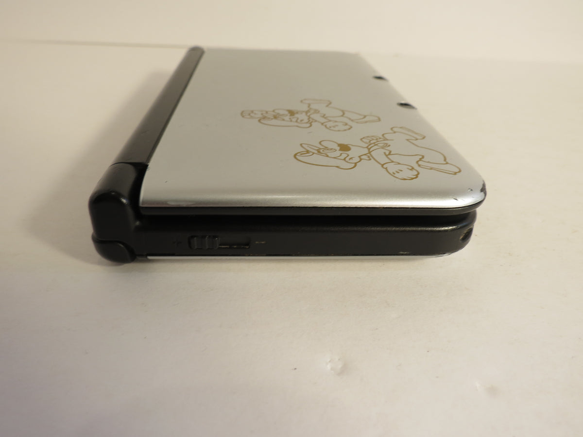 Mario & Luigi Dream Team Nintendo 3DS XL Console SPR-001 Silver & Black With Charger