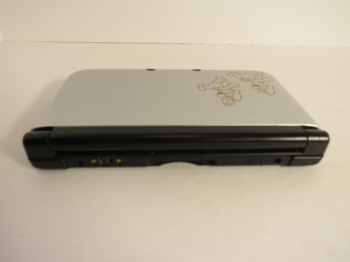 Mario & Luigi Dream Team Nintendo 3DS XL Console SPR-001 Silver & Black With Charger